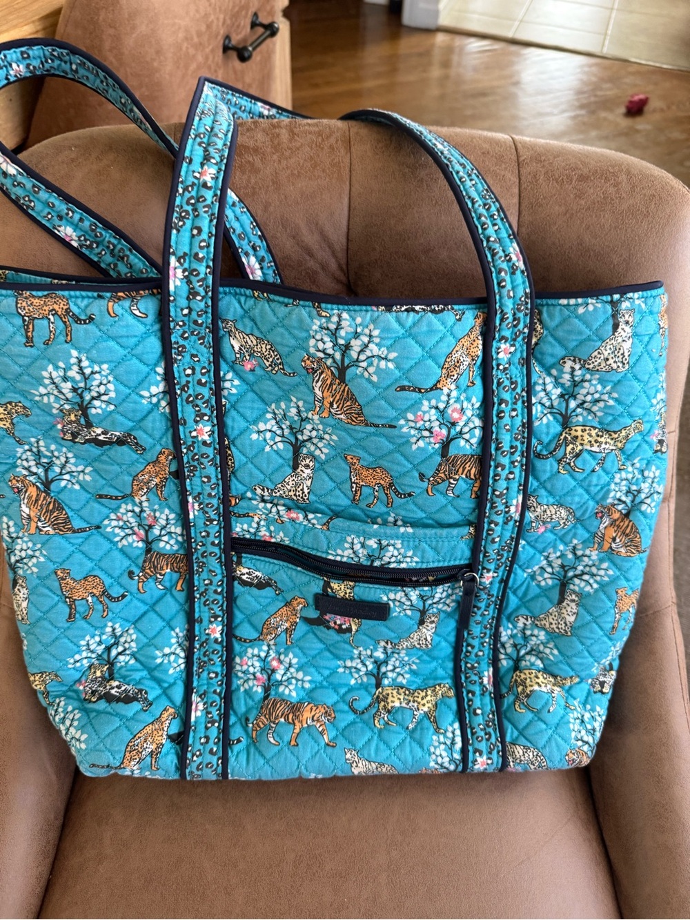 Quilted Vera Bradley Tote Bag